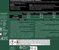 V33 Décapant gel express multisupport 1L + 20% offerts