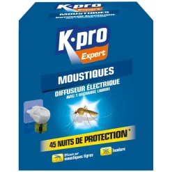 Online K.PRO Diffuseur anti-moustiques longue durée avec recharge
