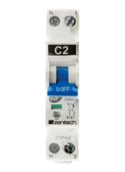 Sale ZENITECH Disjoncteur phase neutre 3kA 2A