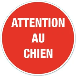 Sale CHAPUIS Disque de signalisation "Attention au chien"