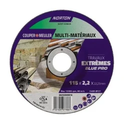 Discount NORTON Disque de tronçonnage et d'ébarbage 125 x 2.2 x 22.23mm