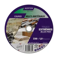 Sale NORTON Disque de tronçonnage 230 x 1,9 x 22,23 mm multimatériaux