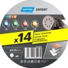 Clearance NORTON Disques Ø125 Selfgrip, 8 trous, grain assorti EXPERT