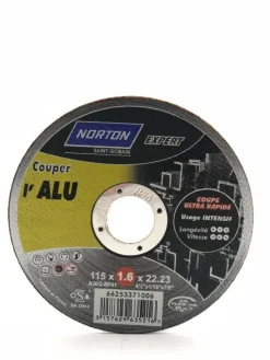 NORTON Disque à tronçonner aluminium 115x1,6