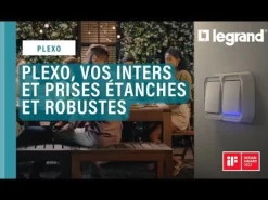 Clearance LEGRAND Double prise étanche précâblée à volet Plexo 16A 250V