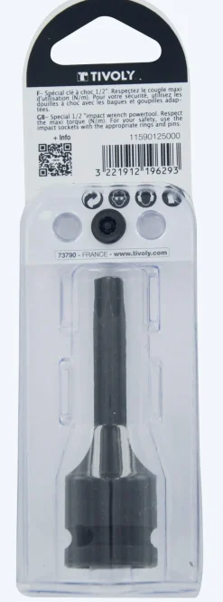 Sale TIVOLY Douille à choc F 1/2" IMPACT Pour vis Torx femelle TECHNIC