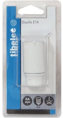 Sale TIBELEC Douille E14 isolée lisse 10 x 1