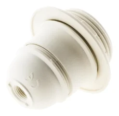 Discount ZENITECH Douille E27 nylon blanc + 1 bague