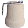 Sale TIBELEC Douille E27 porcelaine + support équerre