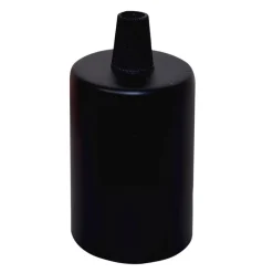 Discount TIBELEC Douille métal E27 noire