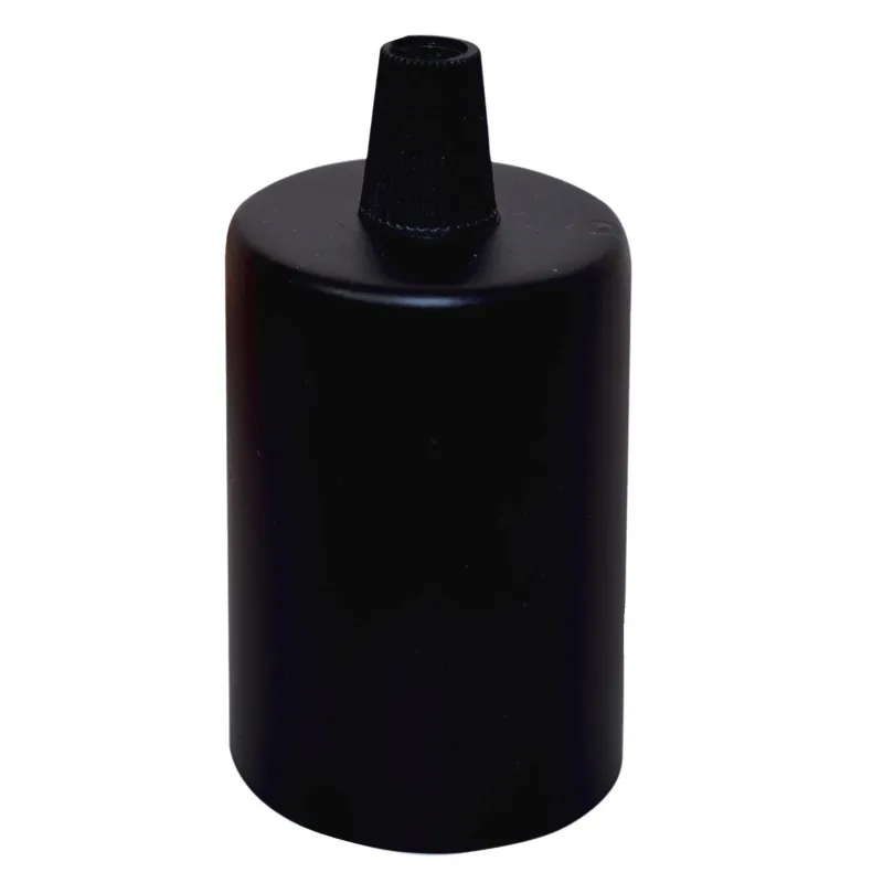 Discount TIBELEC Douille métal E27 noire