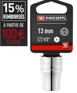 FACOM Douille 1/2" 6 pans 13 mm