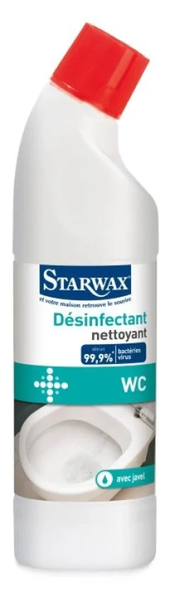 Outlet STARWAX Désinfectant gel wc javel 750ml