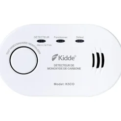 Détecteur de monoxyde de carbone k5co blanc
