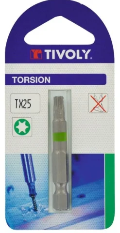 Outlet TIVOLY Embout de vissage TORSION L. 50 mm TX N°25