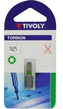 Sale TIVOLY Embout de vissage TORX TORSION N°25 25mm