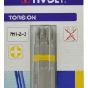 TIVOLY 3 Embouts de vissage PHI N°1-2-3 L.25mm