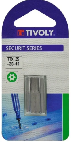 Outlet TIVOLY Embouts de vissage pour vis Torx Tamper N25-30-40
