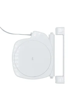 Online Enrouleur avec sangle boitier pivotant plastique blanc