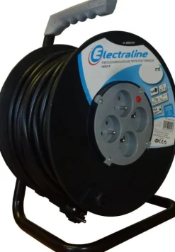 Outlet ELECTRALINE Enrouleur Bricoline 25M 4 prises