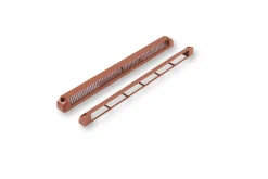 Outlet Entree d'air à visser ABS marron pour portes et fenêtres