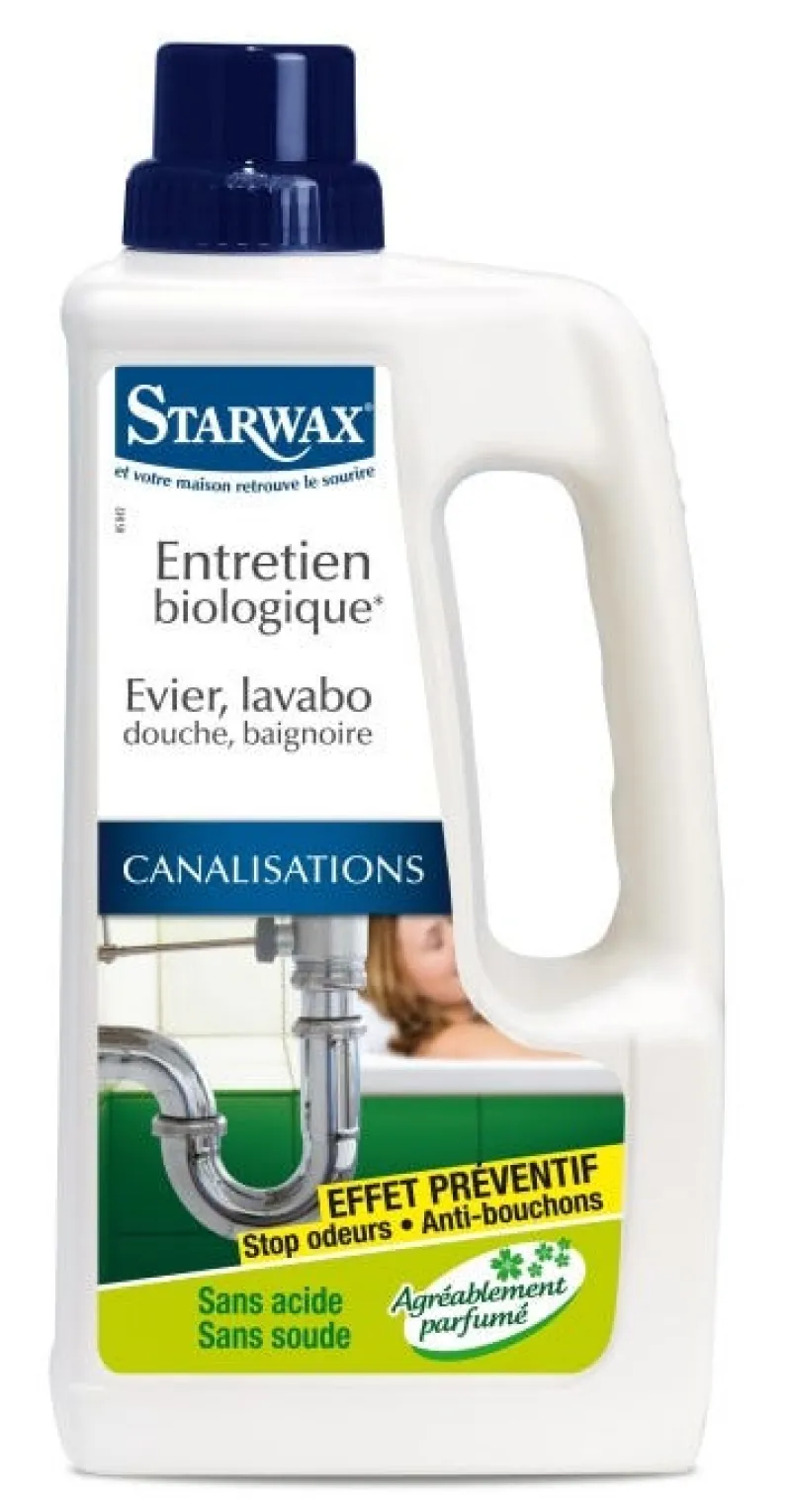 New STARWAX Entretien biologique canalisation 1L