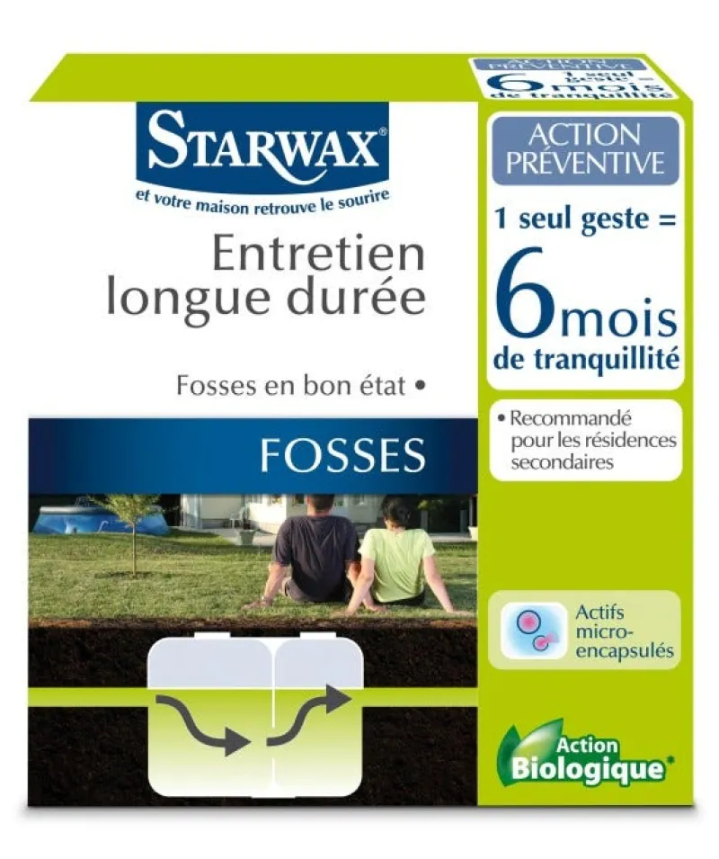 Discount STARWAX Entretien fosses septiques longue durée 500g