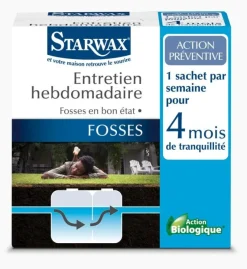 Online STARWAX Entretien hebdomadaire pour fosses septiques 450g