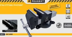 Hot PEUGEOT OUTILLAGE Etau d'établi pivotant EBT200 200 mm