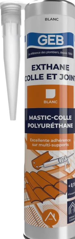 Outlet GEB Exthane colle joint 300 ml blanc