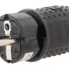 ZENITECH Fiche caoutchouc mâle 16A IP44