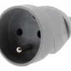 Sale ZENITECH Fiche femelle 16A gri sécu NF