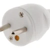 Hot ZENITECH Fiche mâle 16A blanc NF