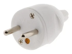 Hot ZENITECH Fiche mâle 16A blanc NF