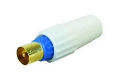 OPTEX Fiche mâle 9,52 connectique Or