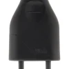 Discount ZENITECH Fiche mâle 2 pôles 6A noire NF