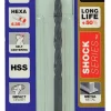 Clearance TIVOLY Foret à métaux taillé meulé Shock Série HSS Ø2.5mm