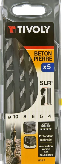 New TIVOLY Forets béton/pierre, usage intensif SLR Ø 4/5/6/8/10"