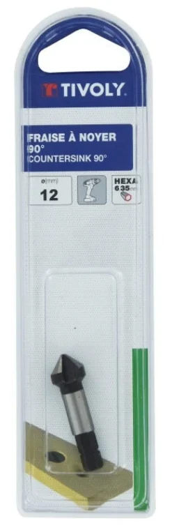 Clearance TIVOLY Fraise pour logement tête de vis Ø12mm