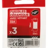 New 3 fusibles céramique 10,3x 38 - 32A avec voyant NF
