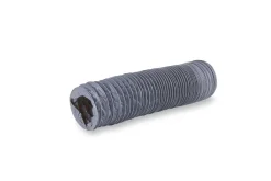 New Gaine flexible en PVC grise Ø80mm x 2,5m