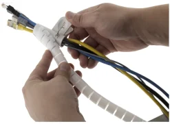 Discount ZENITECH Gaine range-câble Ø20mm 1,5m blanc