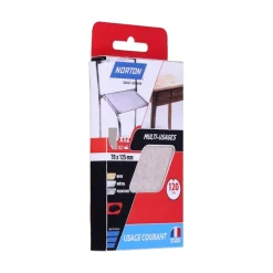 NORTON Garniture de ponçage Auto-agrippant 70x125mm G120 (x12)