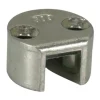 Discount Gâche de tringle d'extrémité à encastrer haut/bas Ø25x15mm