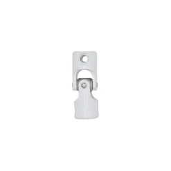 Outlet Genouillère + tringle 6 pans 10mm acier revêtu blanc