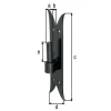 Discount GAH ALBERTS Gond sur platine crochet noir Ø14/205 mm