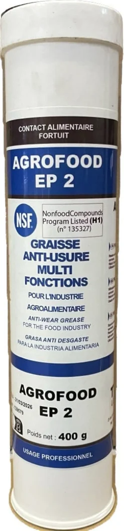 Best Graisse anti-usure multifonction NSF H1 Agrofood EP2 - 400g