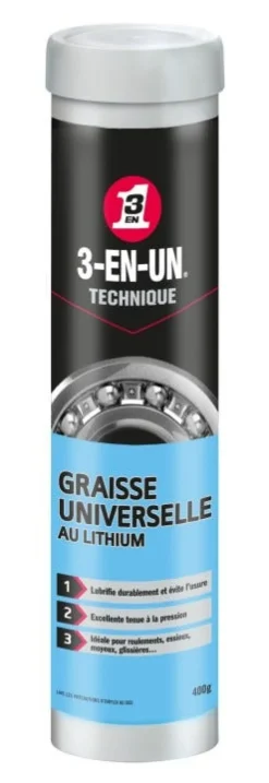 Online 3-EN-UN Graisse lithium 400 g