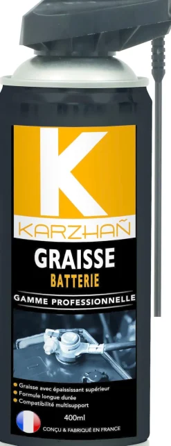 New KARZHAN Graisse pour batterie aérosol 400ml