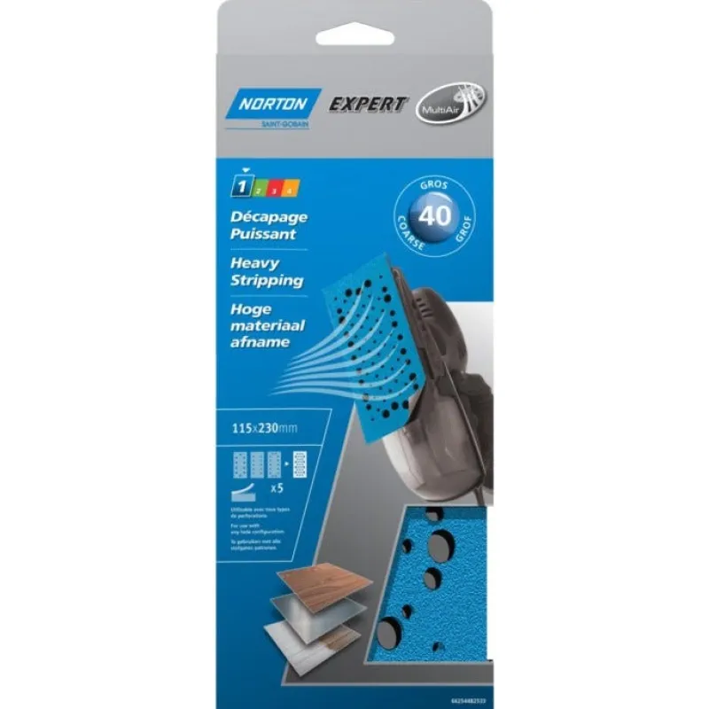 Discount NORTON 5 Granitures Multiair G40 115x230